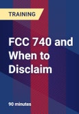 FCC 740 and When to Disclaim- Product Image