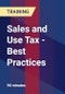 Sales and Use Tax - Best Practices - Product Thumbnail Image
