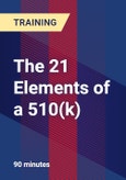 The 21 Elements of a 510(k)- Product Image