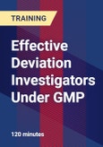 Effective Deviation Investigators Under GMP- Product Image