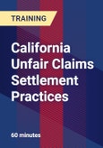 California Unfair Claims Settlement Practices- Product Image