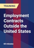 Employment Contracts Outside the United States- Product Image