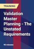 Validation Master Planning - The Unstated Requirements- Product Image