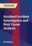 Accident/Incident Investigation and Root Cause Analysis- Product Image