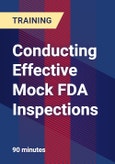 Conducting Effective Mock FDA Inspections- Product Image