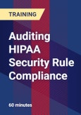 Auditing HIPAA Security Rule Compliance- Product Image