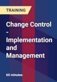 Change Control - Implementation and Management- Product Image