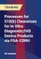 Processes for 510(k) Clearances for In Vitro Diagnostic/IVD Device Products via FDA-CDRH - Product Thumbnail Image