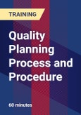 Quality Planning Process and Procedure- Product Image