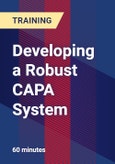 Developing a Robust CAPA System- Product Image