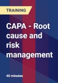 CAPA - Root cause and risk management- Product Image