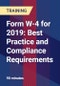 Form W-4 for 2019: Best Practice and Compliance Requirements - Product Thumbnail Image