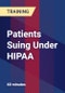 Patients Suing Under HIPAA - Product Thumbnail Image