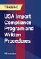 USA Import Compliance Program and Written Procedures - Product Thumbnail Image