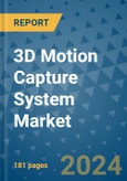 3D Motion Capture System Market - Global Industry Analysis, Size, Share, Growth, Trends, and Forecast 2023-2030 - (By Component Coverage, System Type Coverage, Application Coverage, Geographic Coverage and By Company)- Product Image