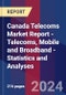 Canada Telecoms Market Report - Telecoms, Mobile and Broadband - Statistics and Analyses - Product Thumbnail Image