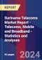 Suriname Telecoms Market Report - Telecoms, Mobile and Broadband - Statistics and Analyses - Product Image