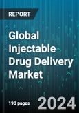 Global Injectable Drug Delivery Market by Device Type (Conventional Injection Devices, Self-injection Devices), Usability (Disposable, Reusable), Therapeutic Application, End-user - Forecast 2024-2030- Product Image