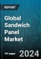 Global Sandwich Panel Market by Type (Expanded Polystyrene Sandwich Panels, Glass Wool Sandwich Panels, Polyurethane & Polyisocyanurate Sandwich Panels), Material (Core Material, Skin Material), Application - Forecast 2024-2030 - Product Image