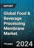 Global Food & Beverage Processing Membrane Market by Type (Microfiltration, Nanofiltration, Reverse Osmosis), Material (Ceramic Membranes, Polymeric Membranes), Application - Forecast 2024-2030- Product Image