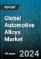 Global Automotive Alloys Market by Type (Aluminum Alloys, Magnesium Alloys, Steel Alloys), Application (Powertrain Components, Structural Components, Suspension & Wheels), Vehicle Type - Forecast 2024-2030 - Product Thumbnail Image