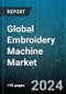 Global Embroidery Machine Market by Product (Multi-Head Embroidery Machines, Single Head Embroidery Machines), Technology (Automated, Manual), Needle Count, Application, End-User, Distribution Channel - Forecast 2024-2030 - Product Thumbnail Image