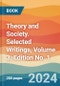 Theory and Society. Selected Writings, Volume 3. Edition No. 1 - Product Thumbnail Image