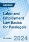 Labor and Employment Law Basics for Paralegals - Webinar (Recorded) - Product Image
