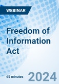 Freedom of Information Act - Webinar (Recorded)- Product Image