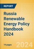 Russia Renewable Energy Policy Handbook 2024- Product Image