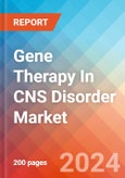 Gene Therapy In CNS Disorder - Market Insight, Epidemiology and Market Forecast - 2034- Product Image