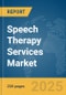 Speech Therapy Services Market Report 2025 - Product Thumbnail Image