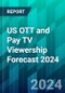 US OTT and Pay TV Viewership Forecast 2024: Amazon Prime Video Soars to the Top of the AVOD List, While Digital Pay TV Slows TV's Fall - Product Image