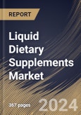 Liquid Dietary Supplements Market Size, Share & Trends Analysis Report By Type, By Ingredient, By End-user (Adults, Geriatric, Pregnant Women, Children, and Infants), By Distribution Channel, By Application, By Regional Outlook and Forecast, 2024 - 2031- Product Image