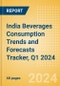 India Beverages Consumption Trends and Forecasts Tracker, Q1 2024 (Dairy and Soy Drinks, Alcoholic Drinks, Soft Drinks and Hot Drinks) - Product Image