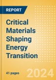 Critical Materials Shaping Energy Transition- Product Image