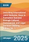 Unlocking International Joint Ventures. Keys to Formation Success through Cultural, Commercial, and Legal Decision-Making. Edition No. 1 - Product Image