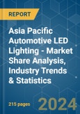 Asia Pacific Automotive LED Lighting - Market Share Analysis, Industry Trends & Statistics, Growth Forecasts (2024 - 2030)- Product Image