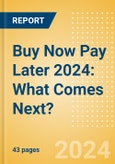 Buy Now Pay Later 2024: What Comes Next?- Product Image