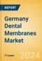 Germany Dental Membranes Market Outlook to 2033 - Non-Resorbable Membranes and Resorbable Membranes - Product Thumbnail Image