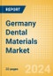 Germany Dental Materials Market Outlook to 2033 - Bonding Agent Kits, Dental Cement Kits and Dental Impression Materials - Product Thumbnail Image