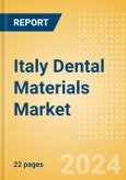 Italy Dental Materials Market Outlook to 2033 - Bonding Agent Kits, Dental Cement Kits and Dental Impression Materials- Product Image