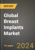 Global Breast Implants Market Innovations and Strategic Insights Report - Market Data, Trends, Market Potential, Competitive Analysis and Growth Forecasts (2024 to 2032)- Product Image