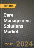 Care Management Solutions Market Innovations and Strategic Insights Report - Market Data, Trends, Market Potential, Competitive Analysis and Growth Forecasts (2024 to 2032)- Product Image