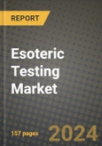 Esoteric Testing Market Innovations and Strategic Insights Report - Market Data, Trends, Market Potential, Competitive Analysis and Growth Forecasts (2024 to 2032)- Product Image