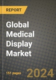 Global Medical Display Market Innovations and Strategic Insights Report - Market Data, Trends, Market Potential, Competitive Analysis and Growth Forecasts (2024 to 2032)- Product Image