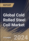 Global Cold Rolled Steel Coil Market Size, Share & Trends Analysis Report By Hardness (Half-hard, Full Hard, Quarter Hard, and Others), By End User (Automotive, Construction, Aerospace, Oil & Gas, and Others), By Regional Outlook and Forecast, 2024 - 2031- Product Image