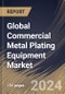 Global Commercial Metal Plating Equipment Market Size, Share & Trends Analysis Report By Equipment Types (Electroplating Systems, Anodizing Equipment, Galvanizing Lines, and Others), By End User, By Regional Outlook and Forecast, 2024 - 2031 - Product Image