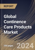 Global Continence Care Products Market Size, Share & Trends Analysis Report By Gender, By End User, By Product Type (Absorbent Products, Urinary Bags and Pouch, Urinary catheters, and Others), By Category, By Regional Outlook and Forecast, 2024 - 2031- Product Image