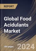 Global Food Acidulants Market Size, Share & Trends Analysis Report By Application, By Type (Citric Acid, Acetic Acid, Lactic Acid, Phosphoric Acid, Malic Acid and Others), By Regional Outlook and Forecast, 2024 - 2031- Product Image